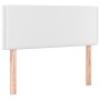 Giroletto Molle con Materasso e LED Bianco 90x190 cm Similpelle