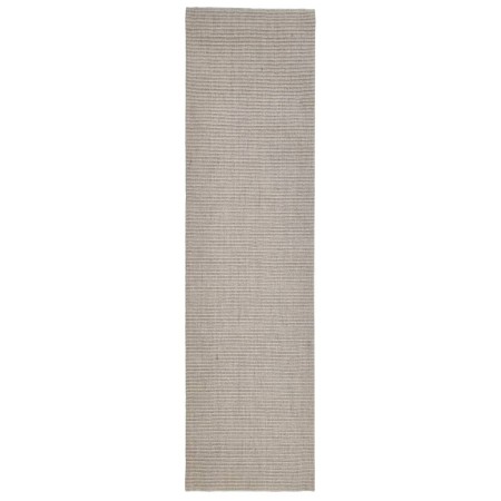 Tappeto in Sisal Naturale 80x300 cm Sabbia