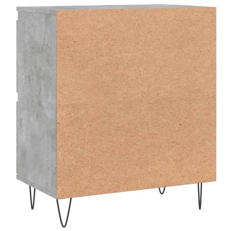 Credenza Grigio Cemento 60x35x70 cm in Legno Multistrato