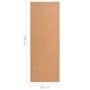 Tappeto Lungo in BCF Beige 100x250 cm