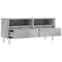 Mobile per TV Grigio Cemento 100x34,5x44,5 cm Legno Multistrato