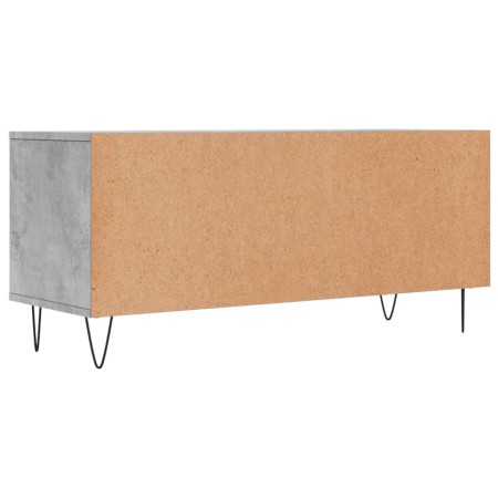 Mobile per TV Grigio Cemento 100x34,5x44,5 cm Legno Multistrato