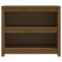 Libreria Marrone Miele 80x35x68 cm in Legno Massello di Pino