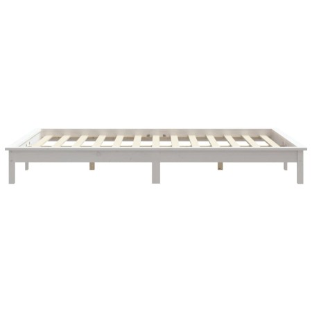 Giroletto Bianco 120x190 cm Small Double Legno Massello di Pino