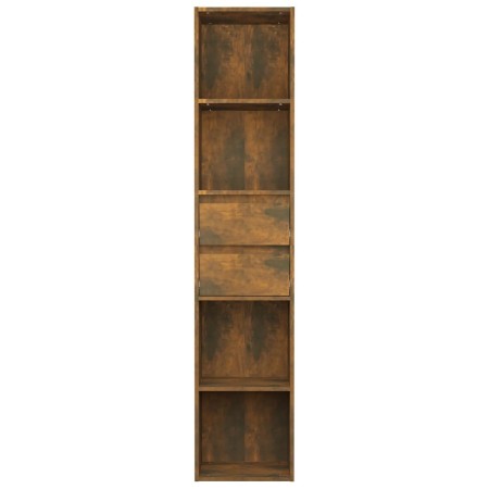 Libreria Rovere Fumo 36x30x171 cm in Legno Multistrato