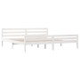 Giroletto Bianco in Legno Massello 180x200 cm Super King