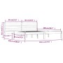 Giroletto in Legno Massello 180x200 cm Super King