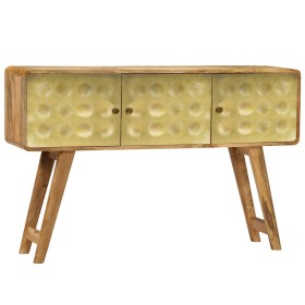 Credenza in Legno Massello di Mango 120x30x80 cm