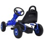 Go Kart a Pedali con Pneumatici Blu