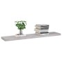 Scaffali a Parete 4 pz Grigio Cemento 120x23,5x3,8 cm in MDF