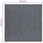 Tappeto Corsia Acchiappa Polvere 100x100 cm Grigio