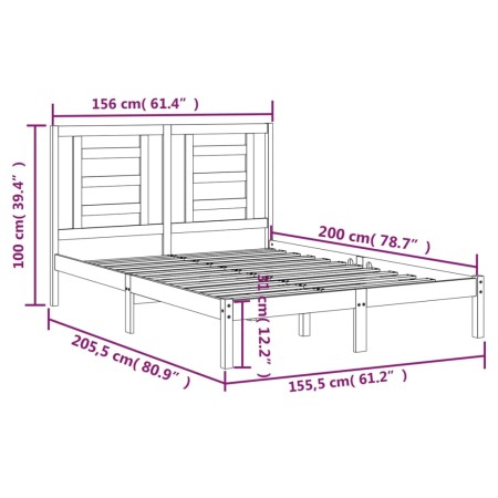 Giroletto Massello Pino 150x200cm King Size