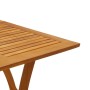 Tavolo da Giardino 110x110x75 cm Legno Massello di Acacia