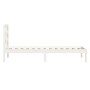 Giroletto Bianco 75x190 cm Small Single in Legno Massello