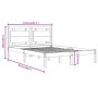 Giroletto in Legno Massello 150x200 cm King Size