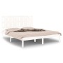 Giroletto Bianco in Legno Massello 150x200 cm King Size