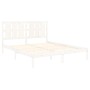 Giroletto Bianco in Legno Massello 150x200 cm King Size