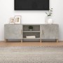 Mobile Porta TV Grigio Cemento 150x30x50cm in Legno Multistrato