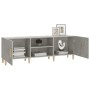 Mobile Porta TV Grigio Cemento 150x30x50cm in Legno Multistrato