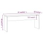 Set da Pranzo 3 pz Grigio Sonoma in Truciolato