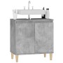 Mobile Lavabo Grigio Cemento 58x33x60 cm in Legno Multistrato