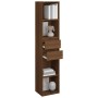 Libreria Rovere Marrone 36x30x171 cm in Legno Multistrato