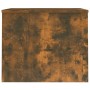 Tavolino Rovere Fumo 80x50,5x41,5 cm in Legno Multistrato