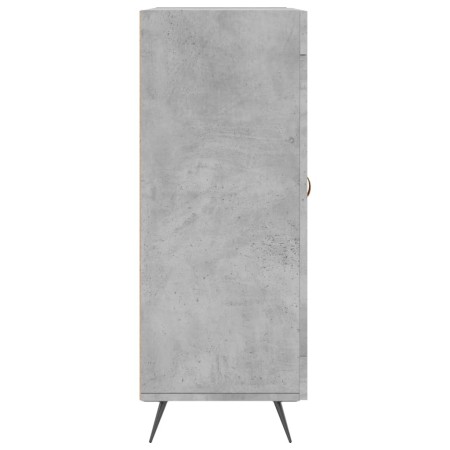 Credenza Grigio Cemento 69,5x34x90 cm in Legno Multistrato