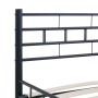 Giroletto Nero in Acciaio 180x200 cm