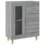 Credenza Grigio Sonoma 69,5x34x90 cm in Legno Multistrato