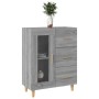 Credenza Grigio Sonoma 69,5x34x90 cm in Legno Multistrato