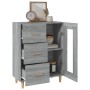 Credenza Grigio Sonoma 69,5x34x90 cm in Legno Multistrato