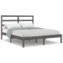 Giroletto Grigio in Legno Massello 135x190 cm Double