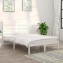 Giroletto Bianco in Legno Massello 135x190 cm Double