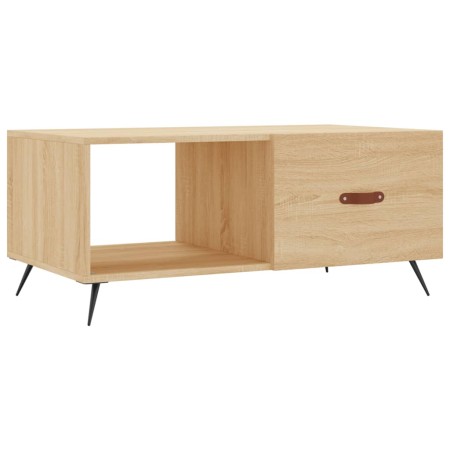 Tavolino da Salotto Rovere Sonoma 90x50x40 cm Legno Multistrato