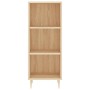 Credenza Rovere Sonoma 34,5x32,5x90 cm in Legno Multistrato