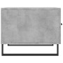 Tavolino Salotto Grigio Cemento 50x50x40 cm Legno Multistrato