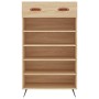 Scarpiera Rovere Sonoma 60x35x105 cm in Legno Multistrato