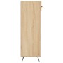 Scarpiera Rovere Sonoma 60x35x105 cm in Legno Multistrato