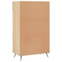Scarpiera Rovere Sonoma 60x35x105 cm in Legno Multistrato