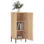 Credenza Rovere Sonoma 34,5x34x90 cm in Legno Multistrato