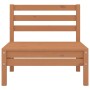 Set Divani da Giardino 4 pz in Legno Massello di Pino Miele