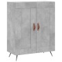 Credenza Grigio Cemento 69,5x34x90 cm in Legno Multistrato