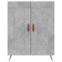 Credenza Grigio Cemento 69,5x34x90 cm in Legno Multistrato