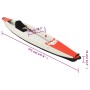 Kayak Gonfiabile Rosso 375x72x31 cm in Poliestere