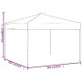 Tenda per Feste Pieghevole Tortora 3x3 m