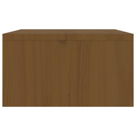 Supporto per Monitor Miele 100x27x15 cm Legno Massello di Pino