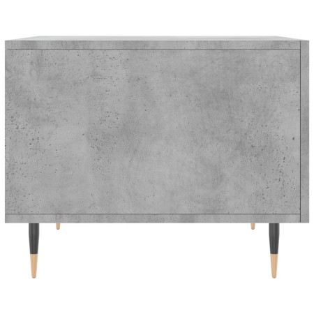 Tavolino Salotto Grigio Cemento 50x50x40 cm Legno Multistrato