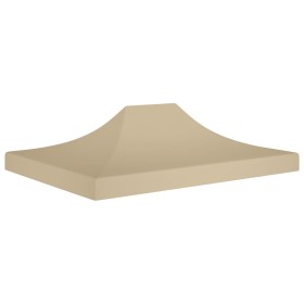 Tetto per Tendone per Feste 4,5x3 m Beige 270 g/m²