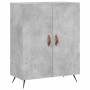 Credenza Grigio Cemento 69,5x34x90 cm in Legno Multistrato